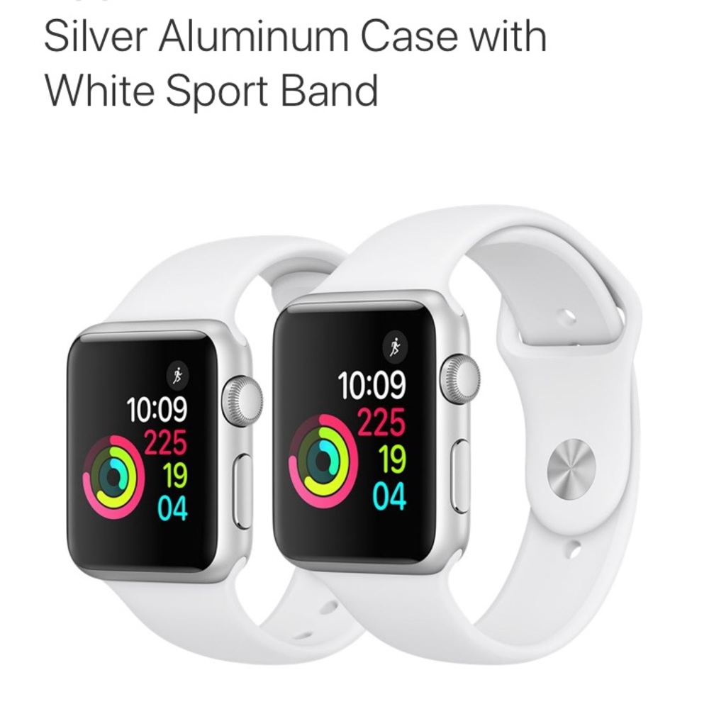 38mm Silver Aluminum Apple Watch